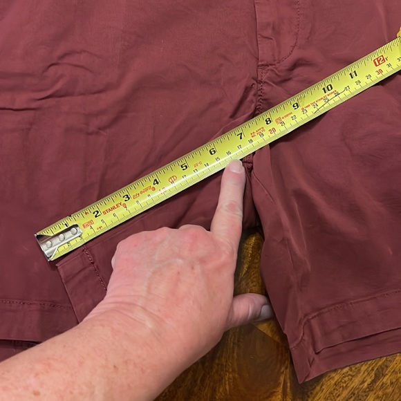 Burgundy shorts, 40, NWOT - Picture 7 of 8
